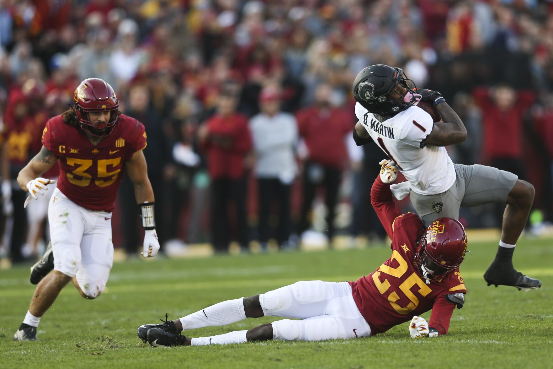Oklahoma State plays at Iowa State University